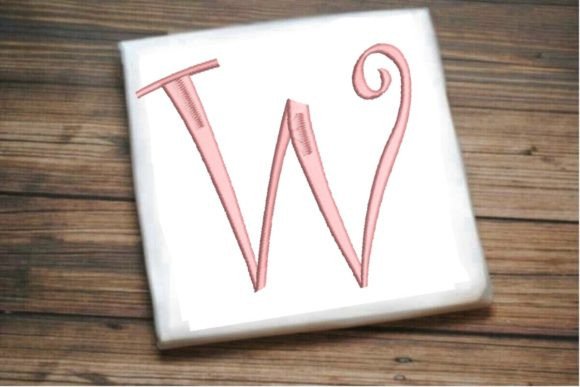 Beautiful Capital W Letter Monogram