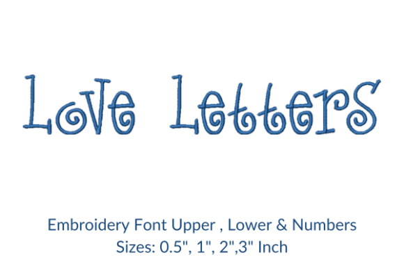 Love Letters Font Embroidery Design Review