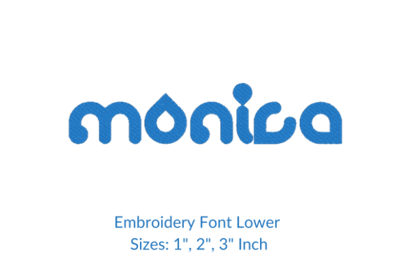 Monica Font: A Smart Choice for Small Business Embroidery