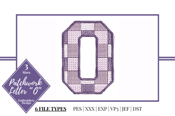 Patchwork Letter O: A Seasonal Embroidery Staple